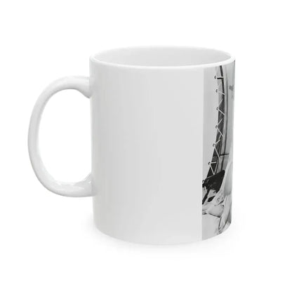 Joan Collins #477 (Vintage Female Icon) White Coffee Mug - Go Mug Yourself