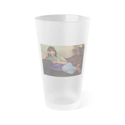 Joan Collins #478 (Vintage Female Icon) Frosted Pint Glass 16oz 16oz Frosted - Go Mug Yourself