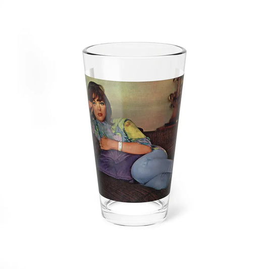 Joan Collins #478 (Vintage Female Icon) Pint Glass 16oz 16oz - Go Mug Yourself