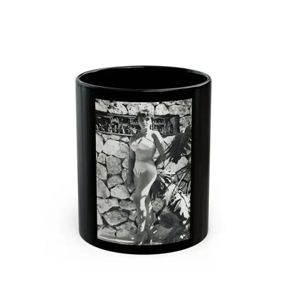 Joan Collins #479 (Vintage Female Icon) Black Coffee Mug 11oz - Go Mug Yourself