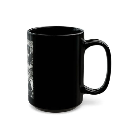 Joan Collins #479 (Vintage Female Icon) Black Coffee Mug - Go Mug Yourself