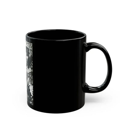 Joan Collins #479 (Vintage Female Icon) Black Coffee Mug - Go Mug Yourself
