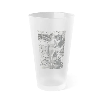 Joan Collins #479 (Vintage Female Icon) Frosted Pint Glass 16oz 16oz Frosted - Go Mug Yourself