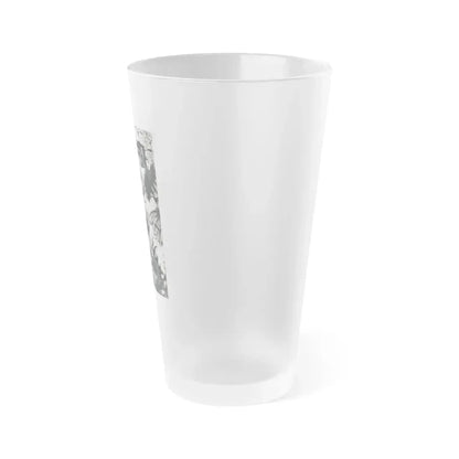 Joan Collins #479 (Vintage Female Icon) Frosted Pint Glass 16oz - Go Mug Yourself