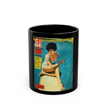 Joan Collins #481 - Mag. Cover (Vintage Female Icon) Black Coffee Mug 11oz - Go Mug Yourself
