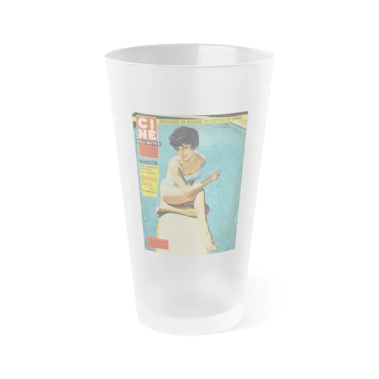 Joan Collins #481 - Mag. Cover (Vintage Female Icon) Frosted Pint Glass 16oz 16oz Frosted - Go Mug Yourself