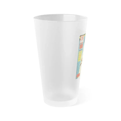 Joan Collins #481 - Mag. Cover (Vintage Female Icon) Frosted Pint Glass 16oz - Go Mug Yourself