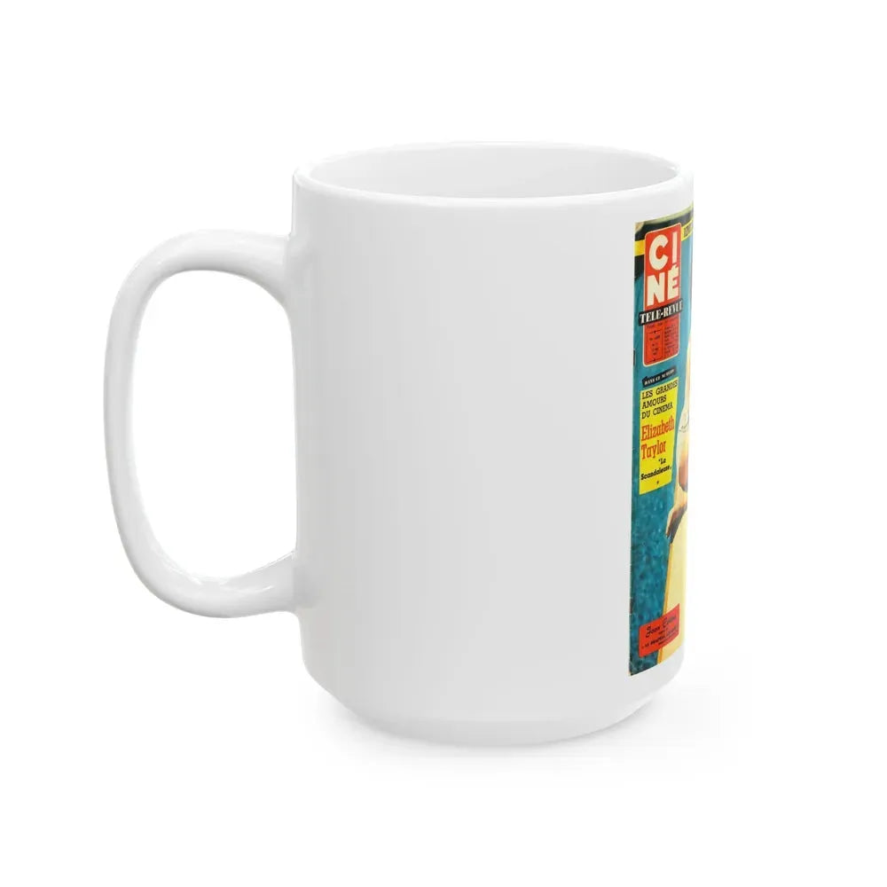 Joan Collins #481 - Mag. Cover (Vintage Female Icon) White Coffee Mug - Go Mug Yourself