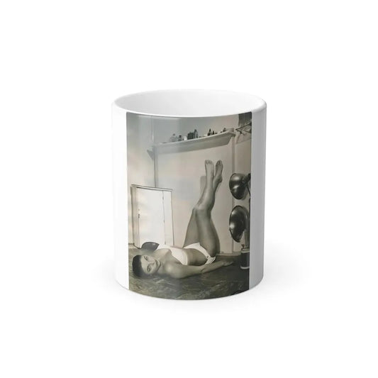 Joan Collins #483 (Vintage Female Icon) Color Changing Coffee Mug 11oz - Go Mug Yourself