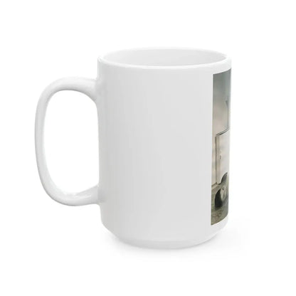 Joan Collins #483 (Vintage Female Icon) White Coffee Mug - Go Mug Yourself