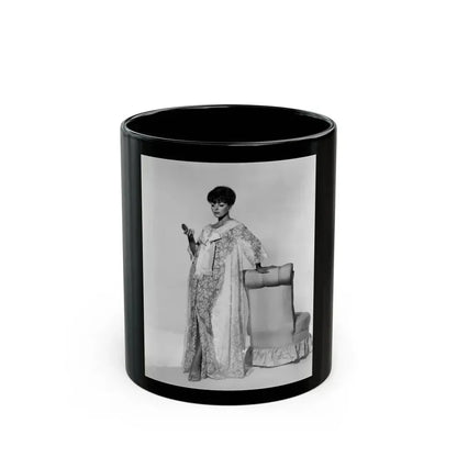 Joan Collins #484 (Vintage Female Icon) Black Coffee Mug 11oz - Go Mug Yourself