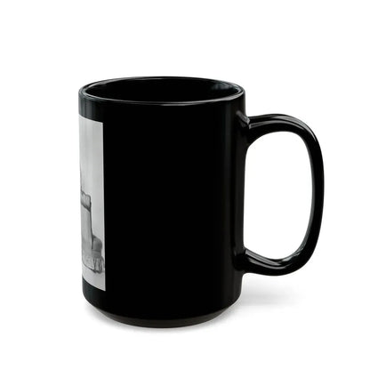 Joan Collins #484 (Vintage Female Icon) Black Coffee Mug - Go Mug Yourself