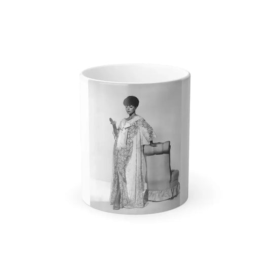 Joan Collins #484 (Vintage Female Icon) Color Changing Coffee Mug 11oz - Go Mug Yourself