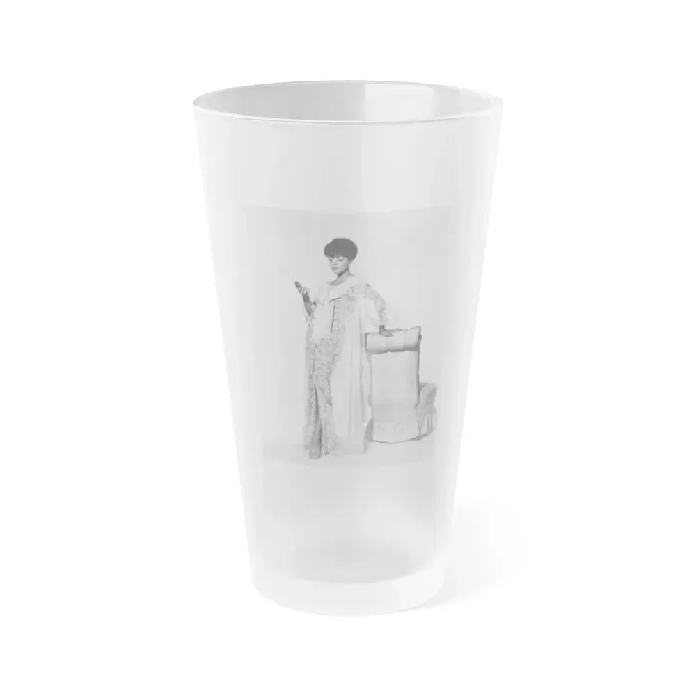 Joan Collins #484 (Vintage Female Icon) Frosted Pint Glass 16oz 16oz Frosted - Go Mug Yourself