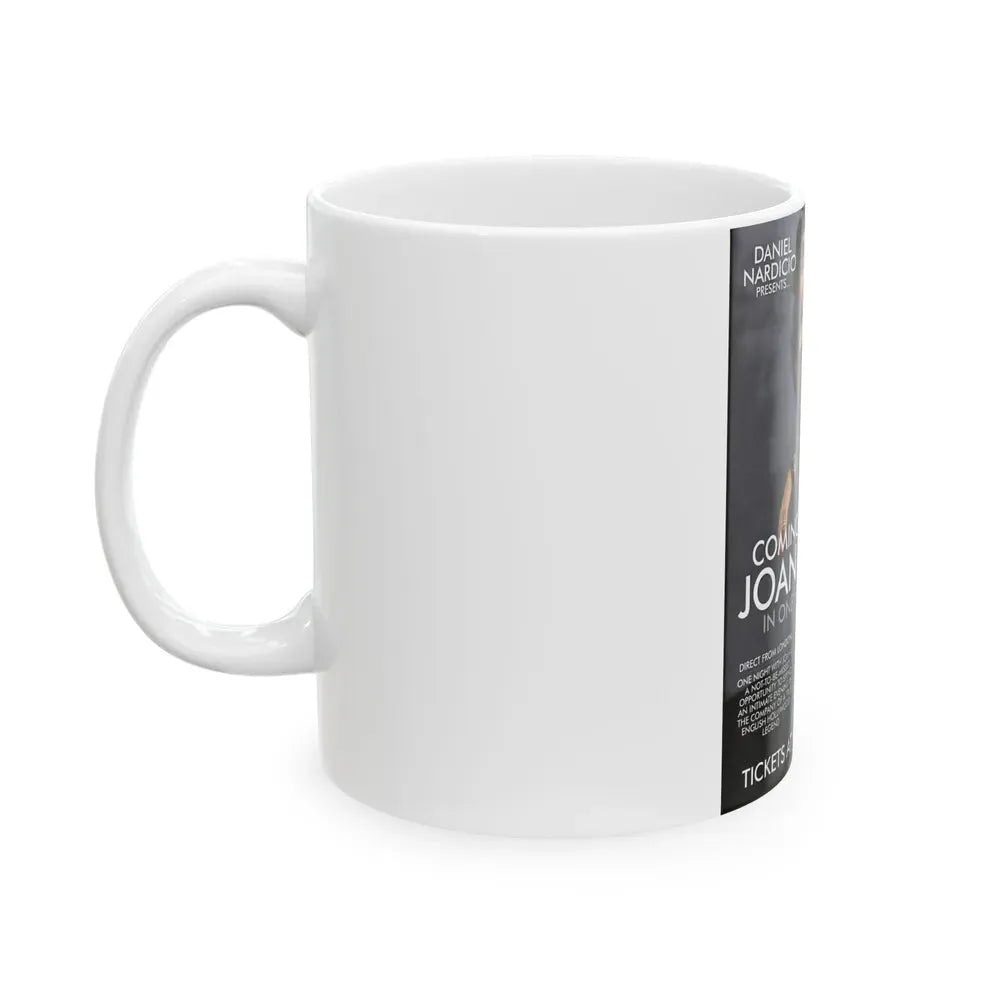 Joan Collins #487 (Vintage Female Icon) White Coffee Mug - Go Mug Yourself