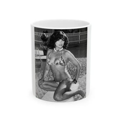 Joan Collins #491 (Vintage Female Icon) White Coffee Mug 11oz - Go Mug Yourself