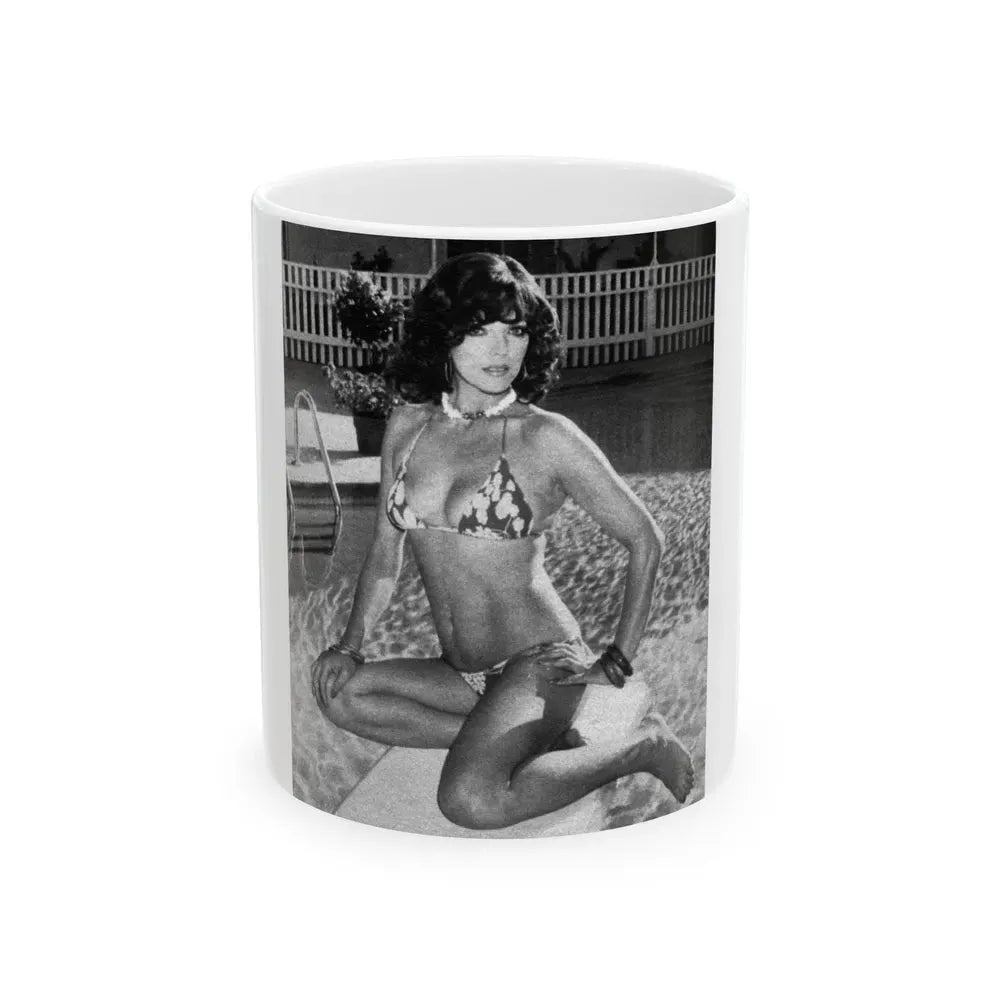 Joan Collins #491 (Vintage Female Icon) White Coffee Mug 11oz - Go Mug Yourself