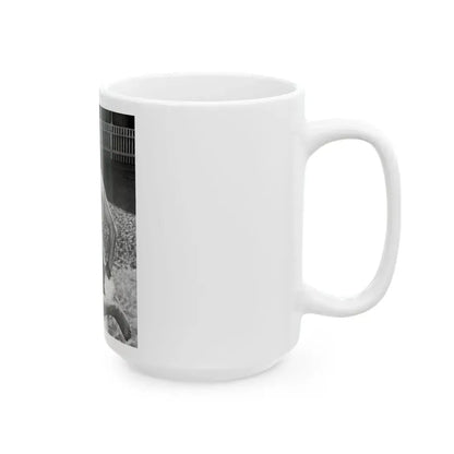 Joan Collins #491 (Vintage Female Icon) White Coffee Mug - Go Mug Yourself