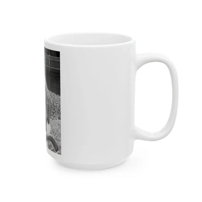 Joan Collins #491 (Vintage Female Icon) White Coffee Mug - Go Mug Yourself