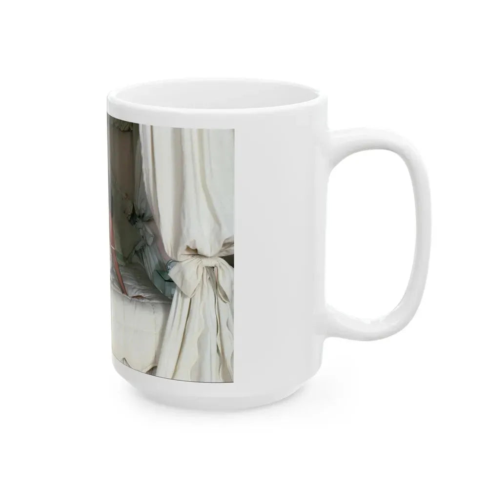 Joan Collins #492 (Vintage Female Icon) White Coffee Mug - Go Mug Yourself