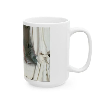 Joan Collins #492 (Vintage Female Icon) White Coffee Mug - Go Mug Yourself