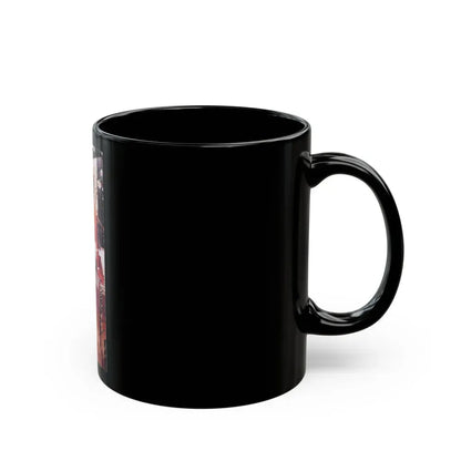 Joan Collins #493 (Vintage Female Icon) Black Coffee Mug - Go Mug Yourself