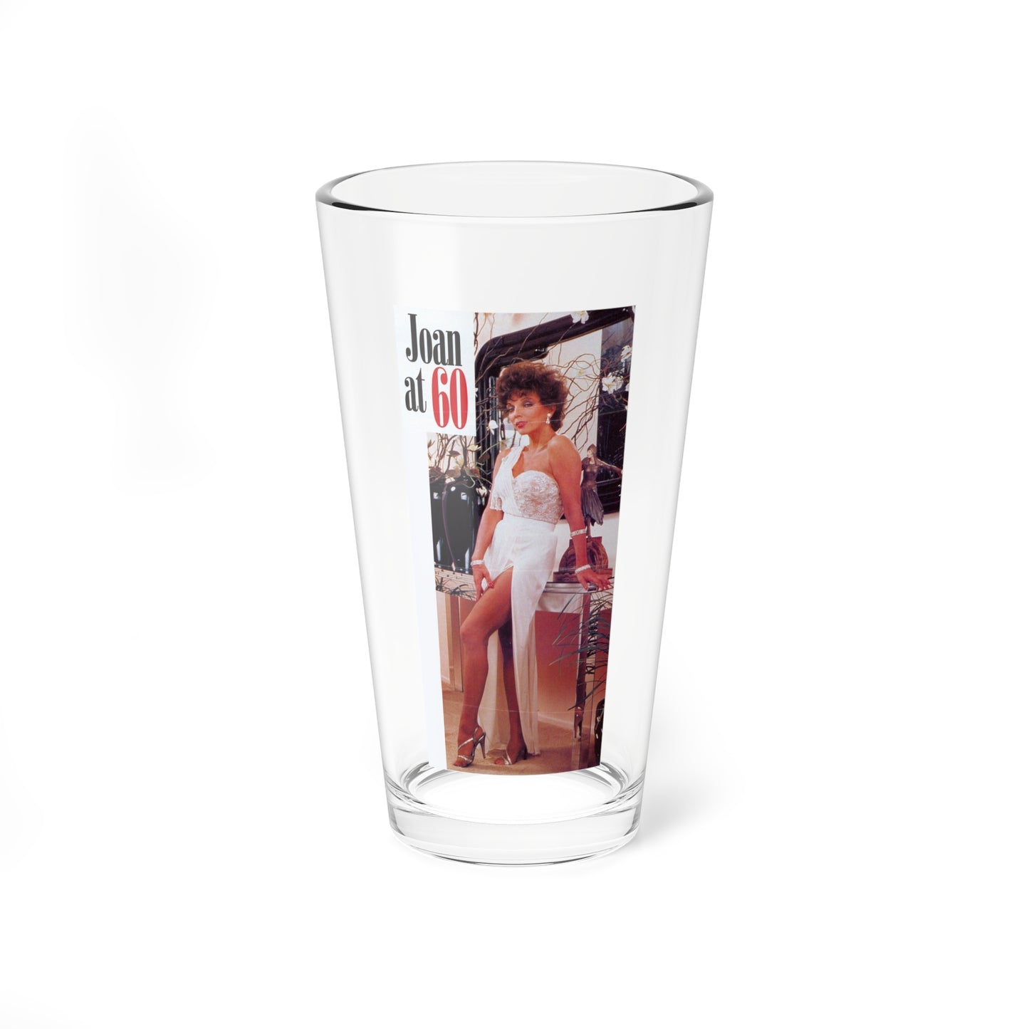 Joan Collins #493 (Vintage Female Icon) Pint Glass 16oz-16oz-Go Mug Yourself