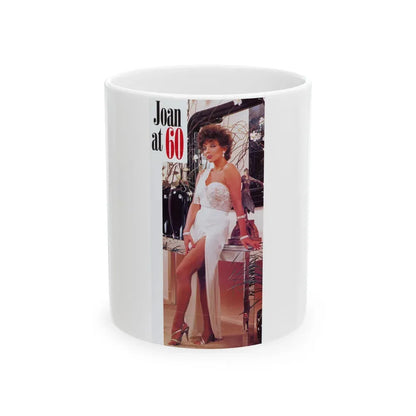 Joan Collins #493 (Vintage Female Icon) White Coffee Mug 11oz - Go Mug Yourself
