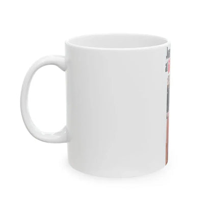 Joan Collins #493 (Vintage Female Icon) White Coffee Mug - Go Mug Yourself