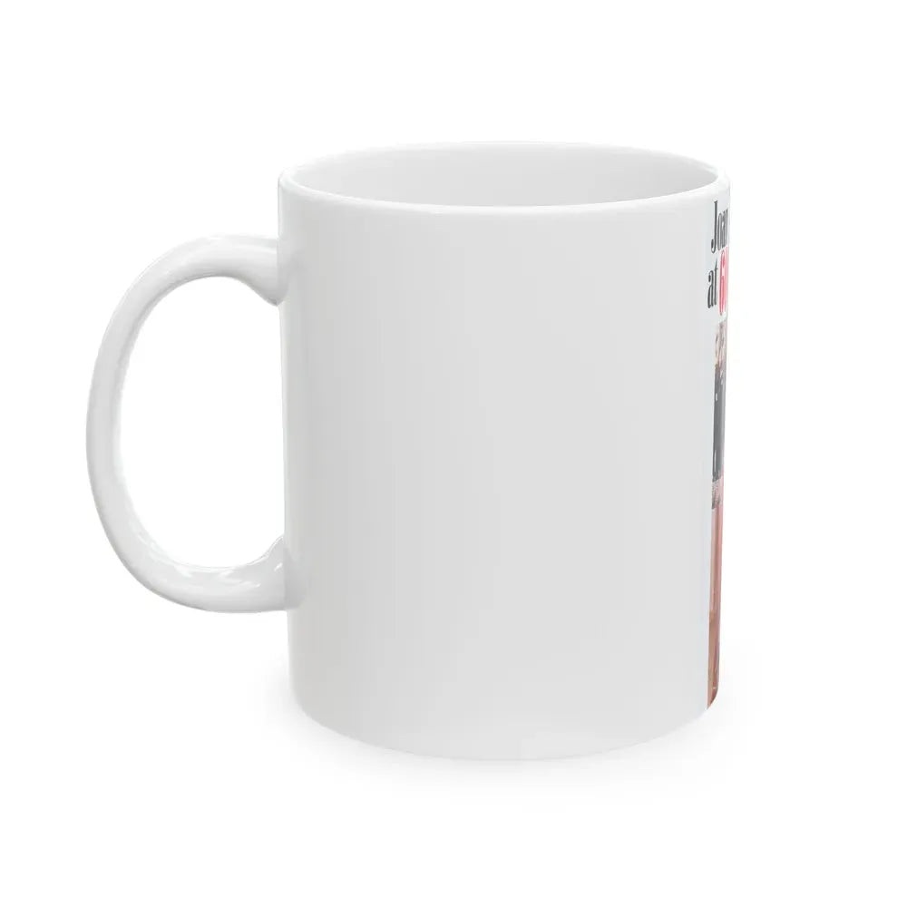 Joan Collins #493 (Vintage Female Icon) White Coffee Mug - Go Mug Yourself