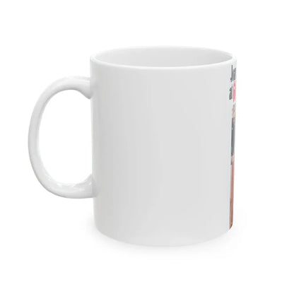 Joan Collins #493 (Vintage Female Icon) White Coffee Mug - Go Mug Yourself