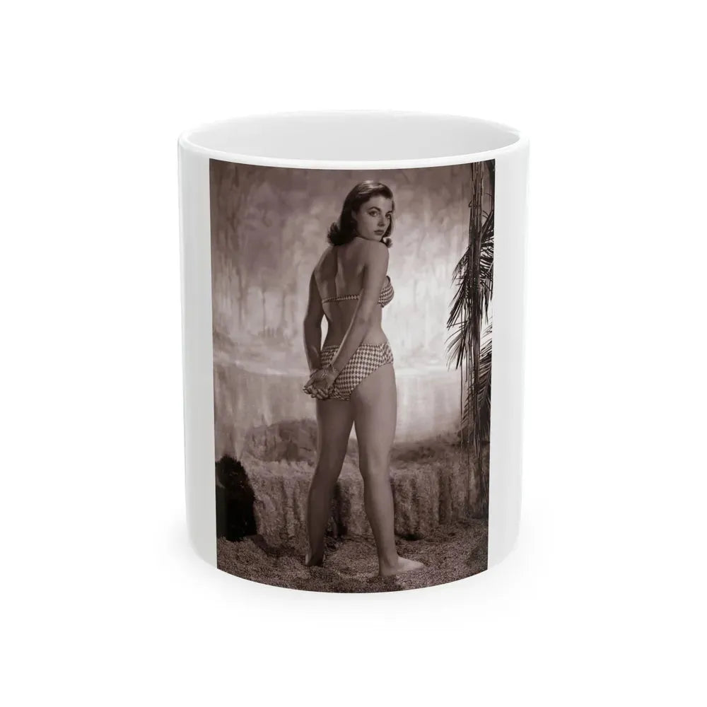 Joan Collins #494 (Vintage Female Icon) White Coffee Mug 11oz - Go Mug Yourself