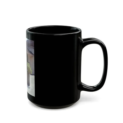 Joan Collins #495 (Vintage Female Icon) Black Coffee Mug - Go Mug Yourself