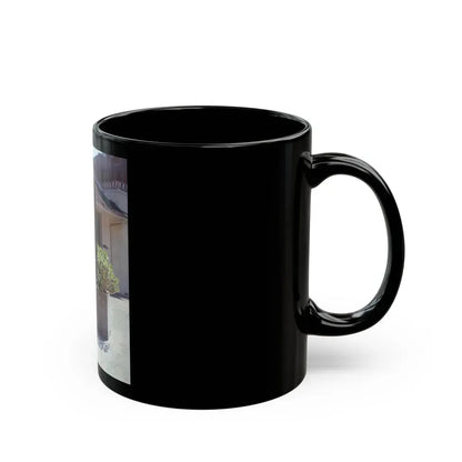 Joan Collins #495 (Vintage Female Icon) Black Coffee Mug - Go Mug Yourself
