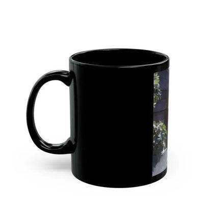 Joan Collins #495 (Vintage Female Icon) Black Coffee Mug - Go Mug Yourself