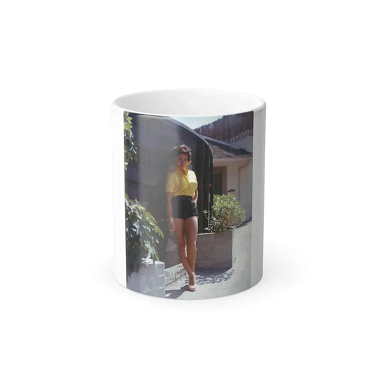Joan Collins #495 (Vintage Female Icon) Color Changing Coffee Mug 11oz - Go Mug Yourself