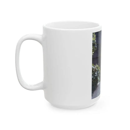 Joan Collins #495 (Vintage Female Icon) White Coffee Mug - Go Mug Yourself
