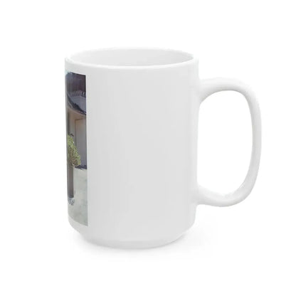 Joan Collins #495 (Vintage Female Icon) White Coffee Mug - Go Mug Yourself