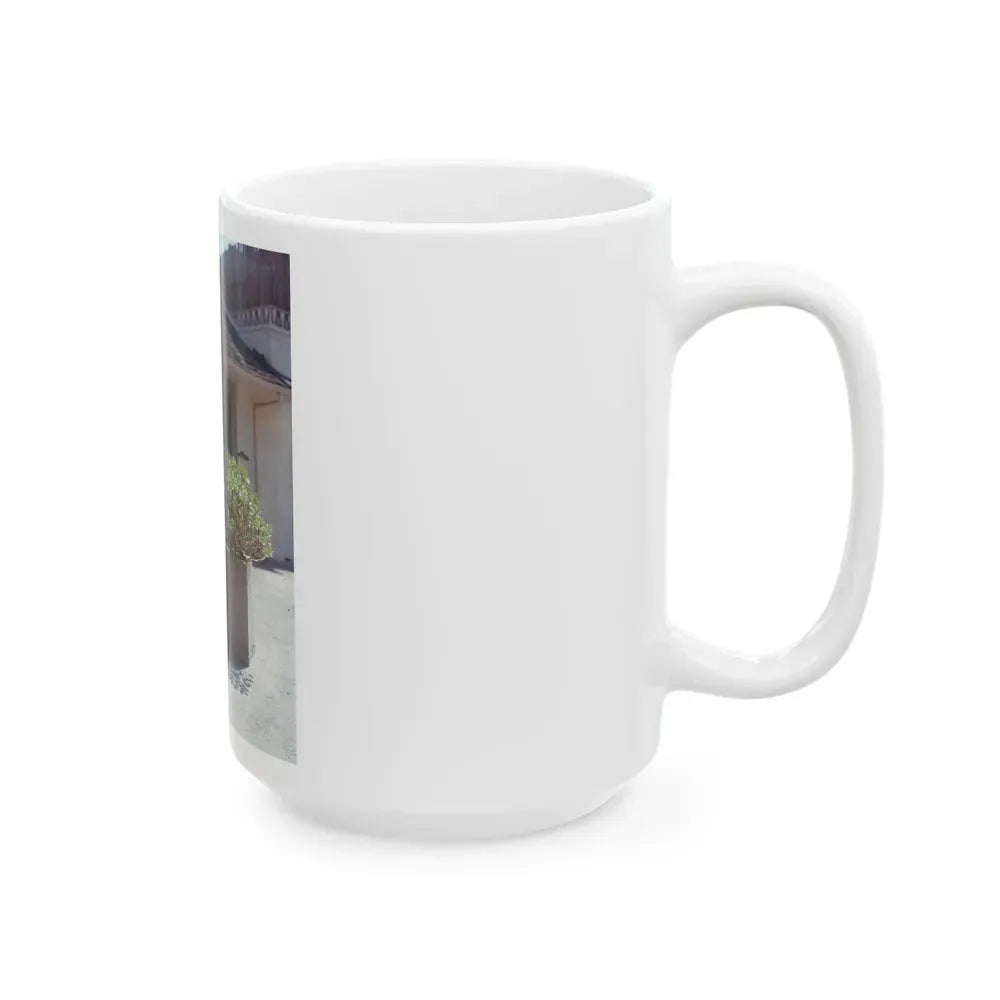 Joan Collins #495 (Vintage Female Icon) White Coffee Mug - Go Mug Yourself