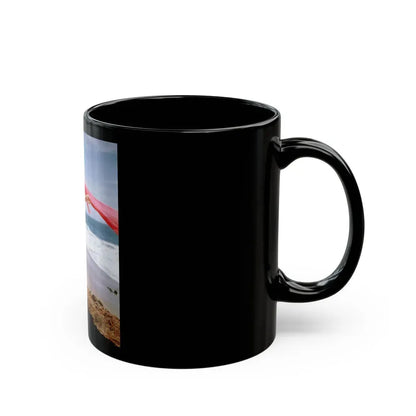 Joan Collins #496 (Vintage Female Icon) Black Coffee Mug - Go Mug Yourself