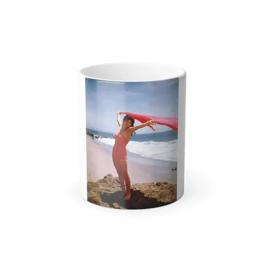 Joan Collins #496 (Vintage Female Icon) Color Changing Coffee Mug 11oz - Go Mug Yourself