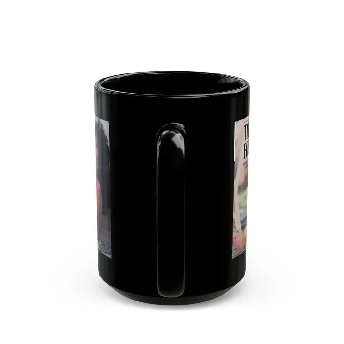 Joan Collins #498 (Vintage Female Icon) Black Coffee Mug - Go Mug Yourself
