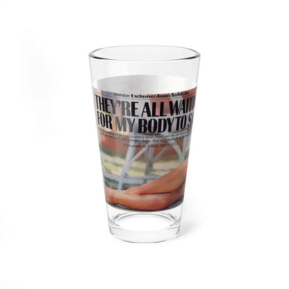 Joan Collins #498 (Vintage Female Icon) Pint Glass 16oz - Go Mug Yourself