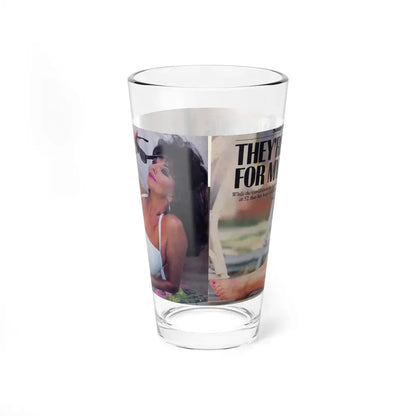 Joan Collins #498 (Vintage Female Icon) Pint Glass 16oz - Go Mug Yourself