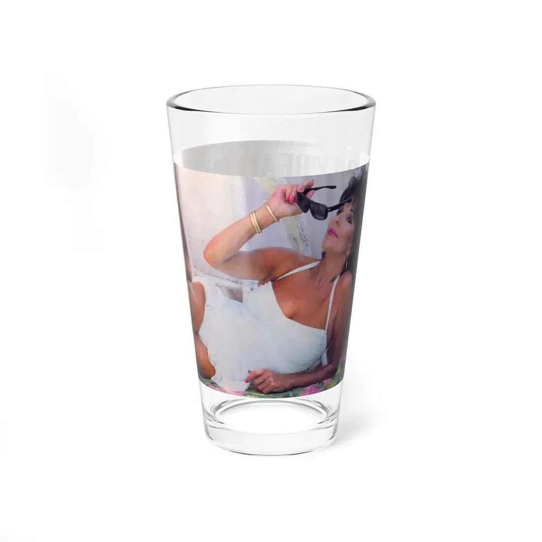 Joan Collins #498 (Vintage Female Icon) Pint Glass 16oz - Go Mug Yourself