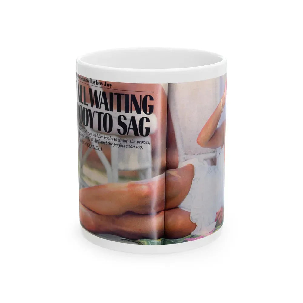 Joan Collins #498 (Vintage Female Icon) White Coffee Mug 11oz - Go Mug Yourself