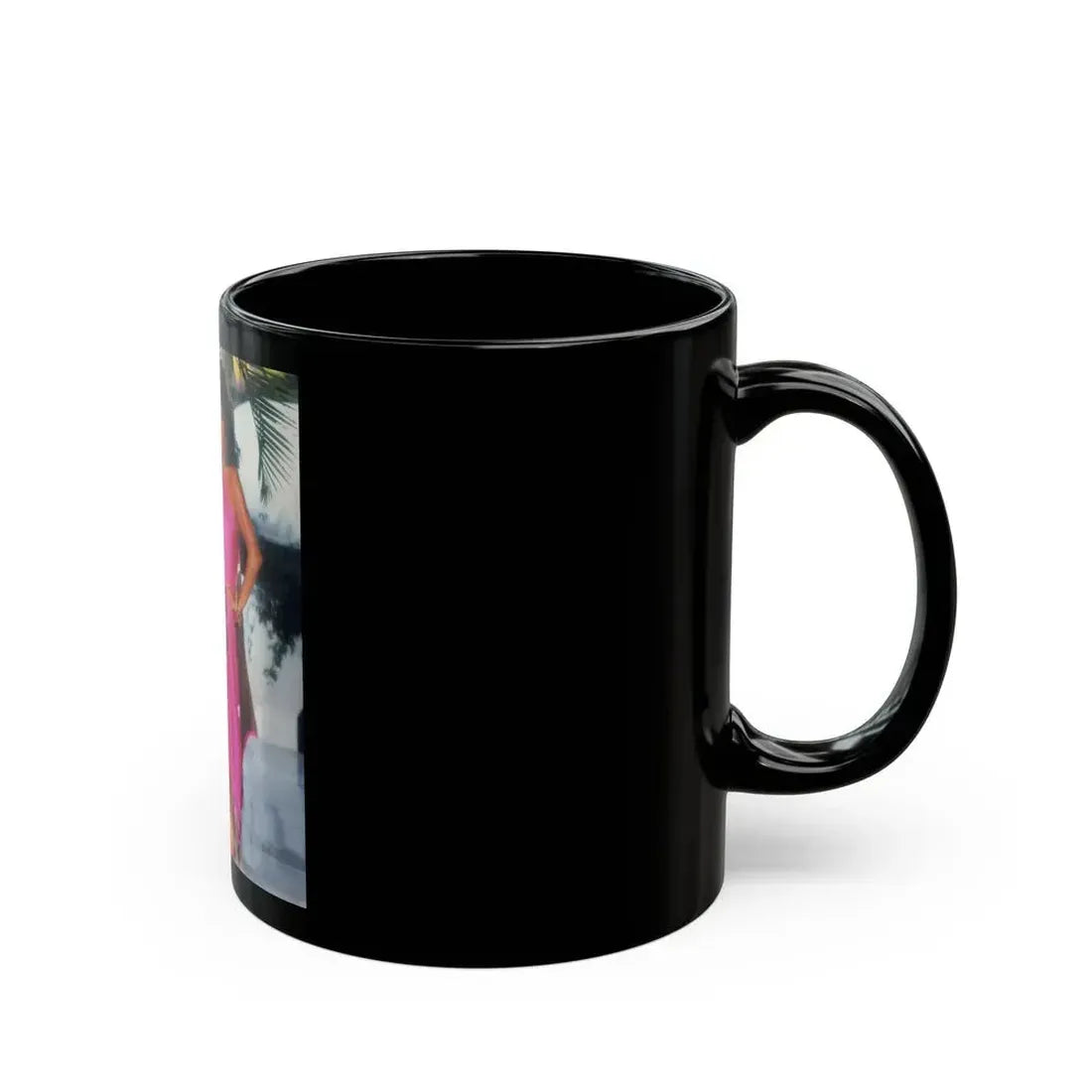 Joan Collins #499 (Vintage Female Icon) Black Coffee Mug - Go Mug Yourself