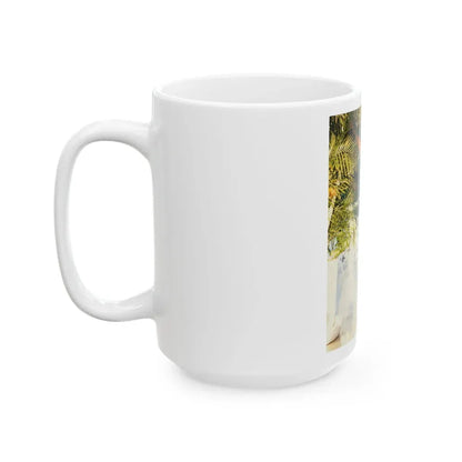 Joan Collins #499 (Vintage Female Icon) White Coffee Mug - Go Mug Yourself