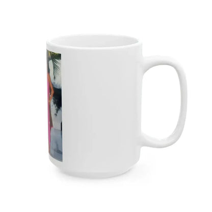 Joan Collins #499 (Vintage Female Icon) White Coffee Mug - Go Mug Yourself