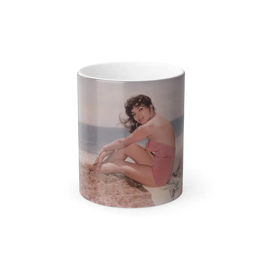 Joan Collins #513 (Vintage Female Icon) Color Changing Coffee Mug 11oz - Go Mug Yourself
